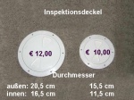 Inspektionsdeckel-Handlochdeckel und Tankstutzen